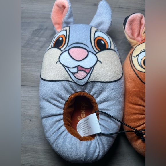 Disney Bambi and Thumper Big Girl's Slippers, Size 5-6, Brand New with Tag - Picture 3 of 6